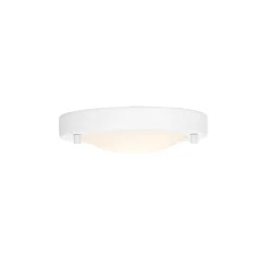 Plafonnier moderne blanc 18 cm IP44 - Yuma