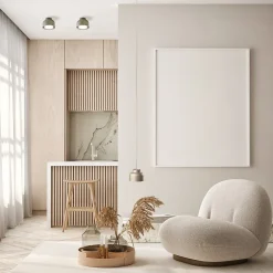 Plafonnier moderne BOTTONE en aluminium Sabbia 1xGX53