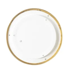 Plafonnier moderne doré 41 cm IP44 - Yuma