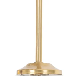 Plafonnier moderne doré 9 lumières avec verre fumé - Athènes