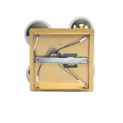 Plafonnier moderne doré 5 lumières avec verre fumé - Athènes