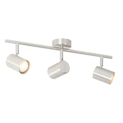 Plafonnier moderne en acier 3 lumières orientables - Jeana