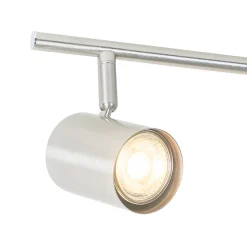 Plafonnier moderne en acier 3 lumières orientables - Jeana