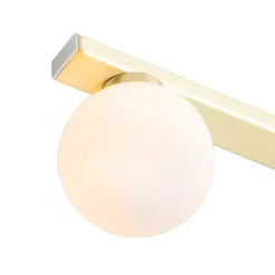 Plafonnier moderne en laiton IP44 4 lumières - Cederic