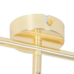 Plafonnier moderne en laiton 3 lumières orientables - Jeana