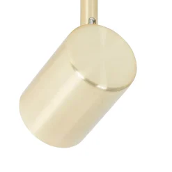 Plafonnier moderne en laiton 3 lumières orientables - Jeana