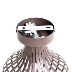 Plafonnier moderne marron 18 cm - Saffira