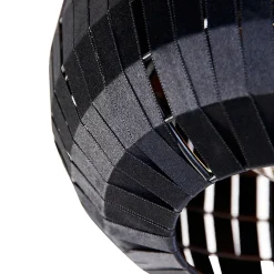 Plafonnier moderne noir 26 cm - Zoë