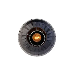 Plafonnier moderne noir 26 cm - Zoë