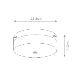 Plafonnier moyen Tamar 1 lumière - Or poli