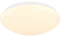 Plafonnier métal blanc, LED GWENDOLIN