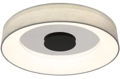 Plafonnier métal blanc mat, LED TERPSA