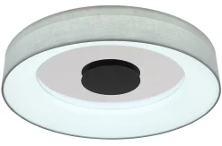 Plafonnier métal blanc mat, LED TERPSA