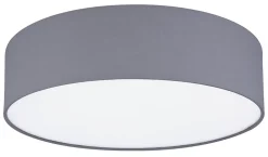 Plafonnier métal blanc, 3x E27 LED SANNA