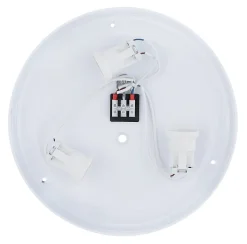 Plafonnier métal blanc, 3x E27 LED SANNA