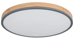 Plafonnier métal graphite, LED DORO