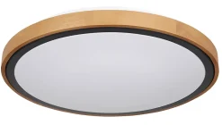 Plafonnier métal noir mat, LED BRUNO