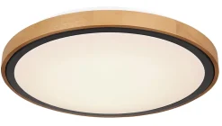 Plafonnier métal noir mat, LED BRUNO