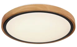 Plafonnier métal noir mat, LED BRUNO