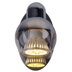 Plafonnier mural à LED 'Boccia' chromé