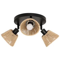 Plafonnier Myha beige 25x21cm - Atmosphera