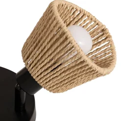 Plafonnier Myha beige 25x21cm - Atmosphera