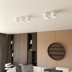 Plafonnier NANO 5 WHITE, Emibig Lighting, Fabriqué en EU