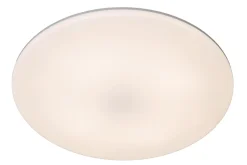 Plafonnier OLSON en plastique avec LED intégré - Opalin - Lucide