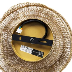 Plafonnier oriental doré 25 cm - Vadi