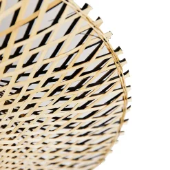 Plafonnier oriental en bambou 50 cm - Rina