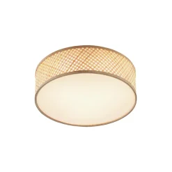 Plafonnier oriental en bambou naturel 40 cm - Tremmo