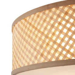 Plafonnier oriental en bambou naturel 40 cm - Tremmo