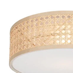 Plafonnier oriental en rotin 30 cm - Tromma