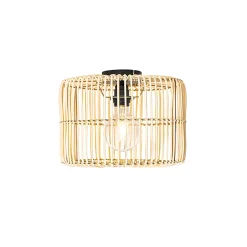 Plafonnier oriental en rotin - Maud