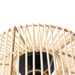 Plafonnier oriental en rotin - Maud