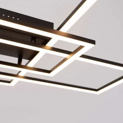 Plafonnier ou applique LED dimmable futuriste triple rectangle - Eli