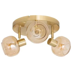 Plafonnier Pilia ambre 25x16cm - Atmosphera