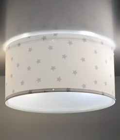 Plafonnier pour enfant Star Light Lumière Étoilée blanc