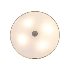 Plafonnier rond rustique beige 50 cm - Drum