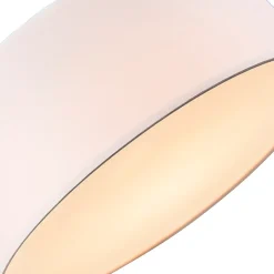 Plafonnier rose 40 cm avec LED - Drum LED