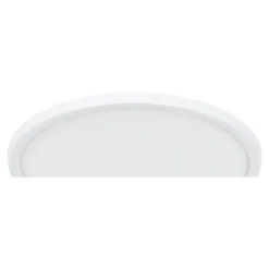 Plafonnier salle de bain blanc LED integrée Solidaster blanc chaud, neutre Ø.29,4cm IP44 1600lm 14.5W GoodHome