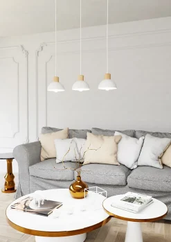 Plafonnier SECO 3 WH, Emibig Lighting, Fabriqué en EU