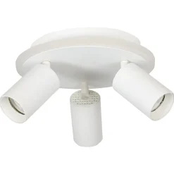 Plafonnier spot orientable rond 3 lumières LED CCT réglable 3000-6000K design moderne Parma