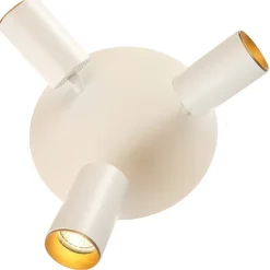 Plafonnier spot orientable rond 3 lumières LED CCT réglable 3000-6000K design moderne Parma