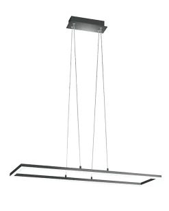 Plafonnier Suspension Bard LED 52W Anthracite 3394-45-282 Fabas Luce