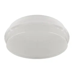 Plafonnier Étanche - SILUMEN - E27 - Blanc Opaque - Installation facile - Résistant aux intempéries