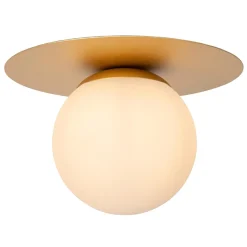 Plafonnier TRICIA en métal avec 1xE27 - Or Mat / Laiton - Lucide