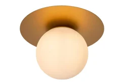 Plafonnier TRICIA en métal avec 1xE27 - Or Mat / Laiton - Lucide