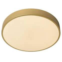 Plafonnier UNAR en acrylique avec LED intégré - Or Mat / Laiton - Lucide
