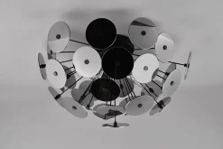 Plafonnier verre chrome style design 3xE14 max. 40W - Trio - Discalgo